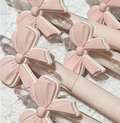 2pcs/6pcs, Fresh Ins Style Bow Tie Push-Button Neutral Pen