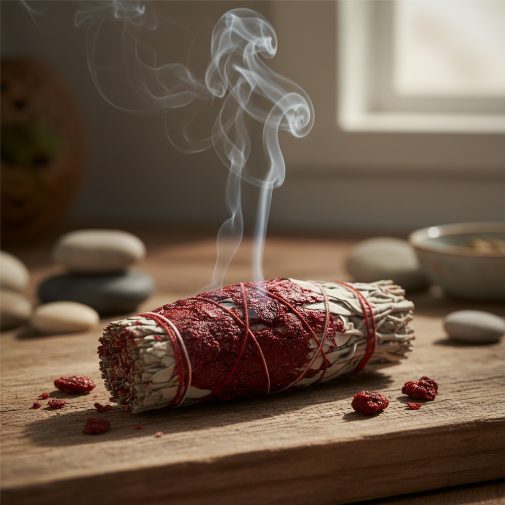 Dragon's Blood Sage smudge stick